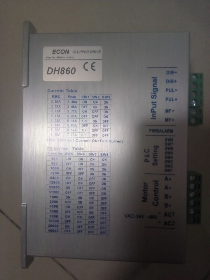 Poland Customer Purchase Stepper Motor Controller DH860 For Test